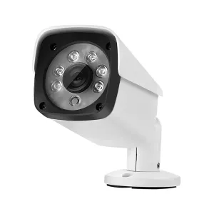 1500TVL CCTV DVR Surveillance System | 6 LED Array Bullet Camera | 3.6mm Lens | IP66 Weatherproof | Night Vision | White