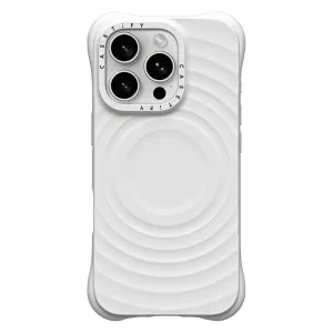 CASETIFY iPhone 16 Pro Max The Ripple Case With MagSafe White