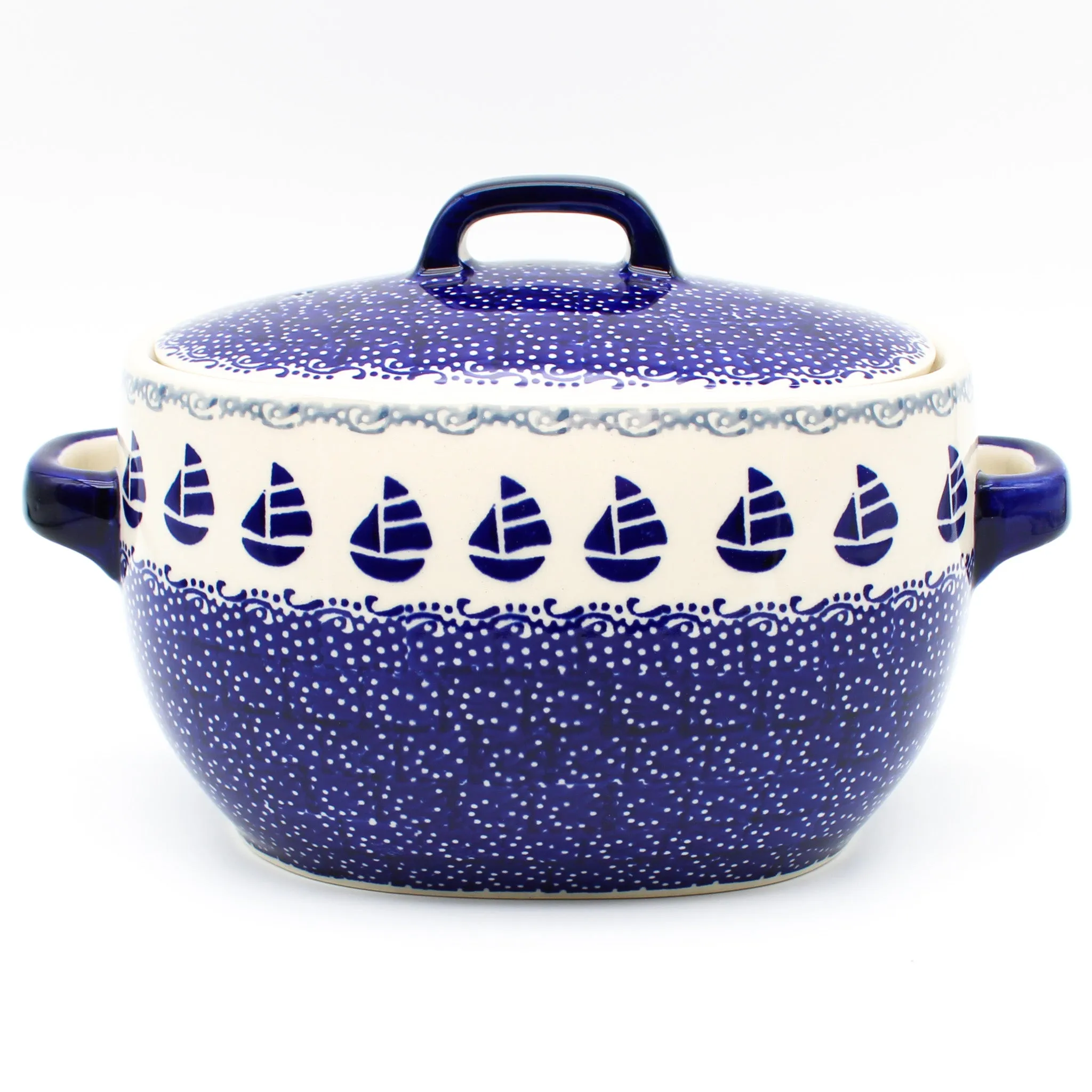 Covered Keeper 3 qt in Sail Regatta