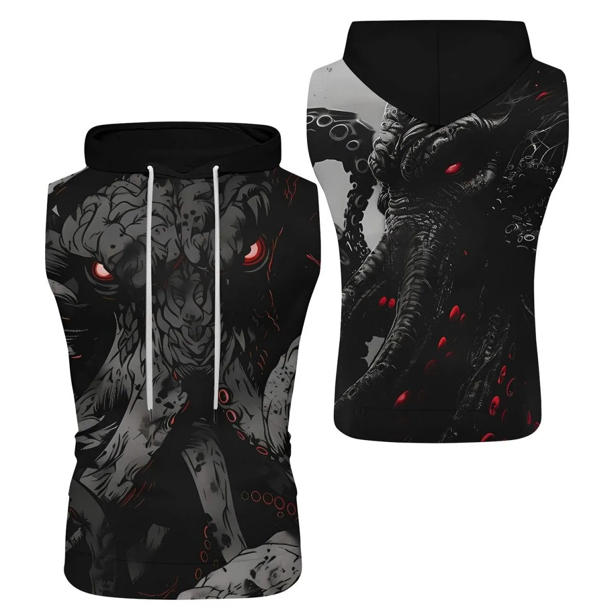 Darkness Cthulhu Sleeveless Pullover & Zip Hoodie