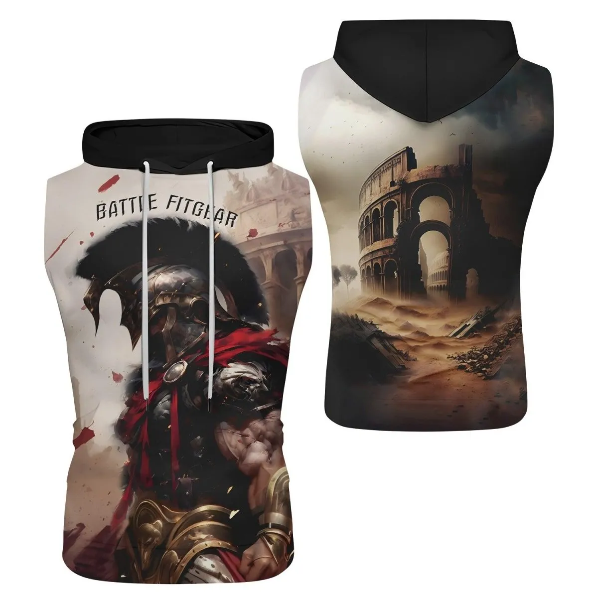 Gladiator Sleeveless Pullover & Zip Hoodie