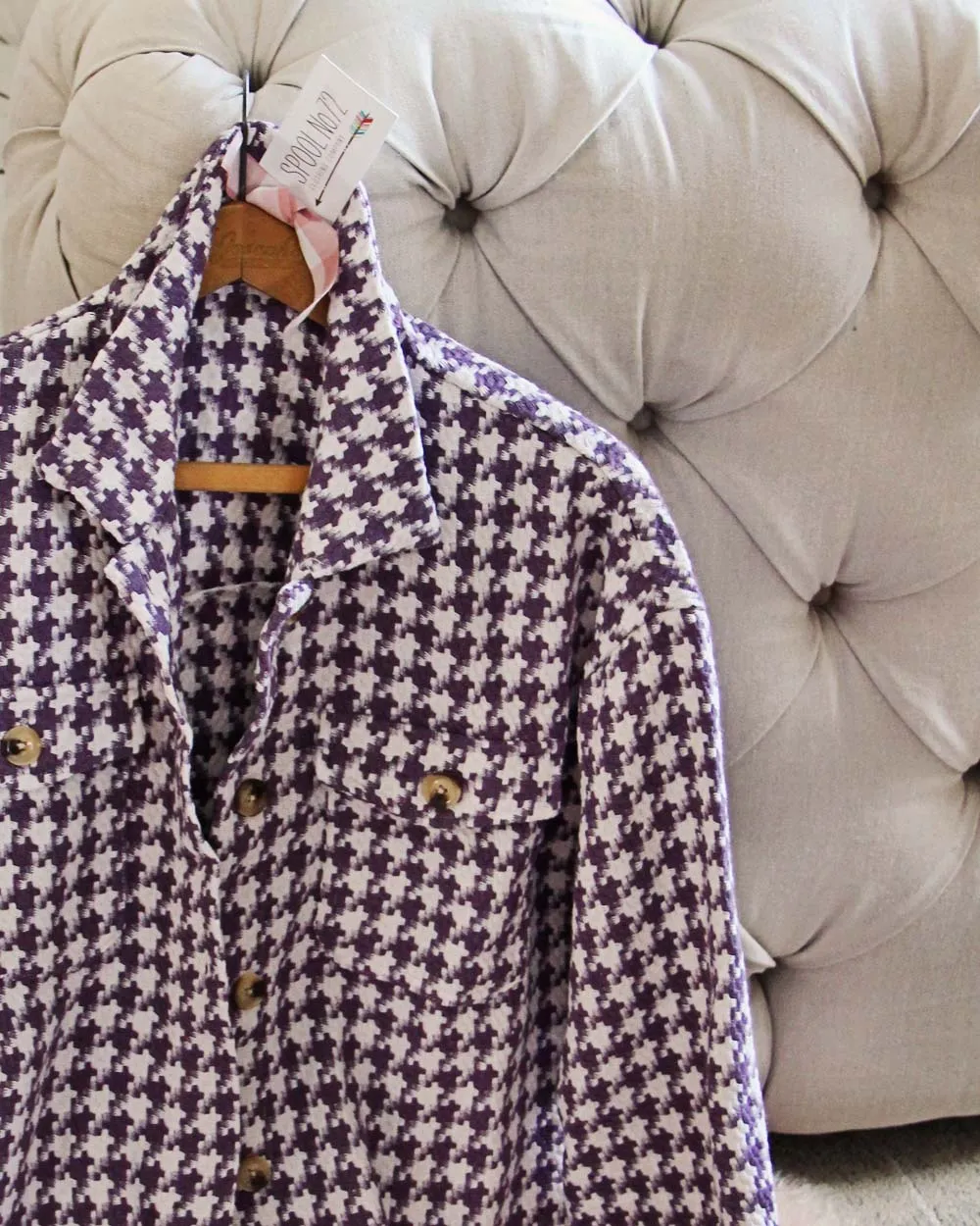 Houndstooth Sweet Shacket