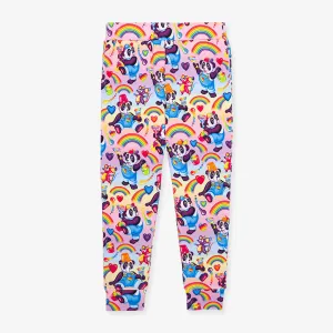 Lisa Frank Panda Painter French Terry Joggers