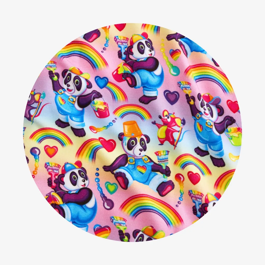 Lisa Frank Panda Painter French Terry Joggers