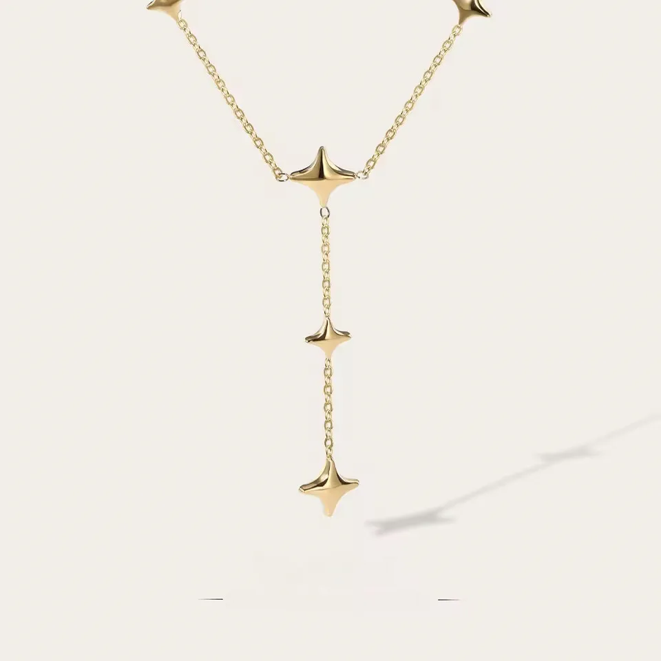 Minimalist Celestial Spark Necklace