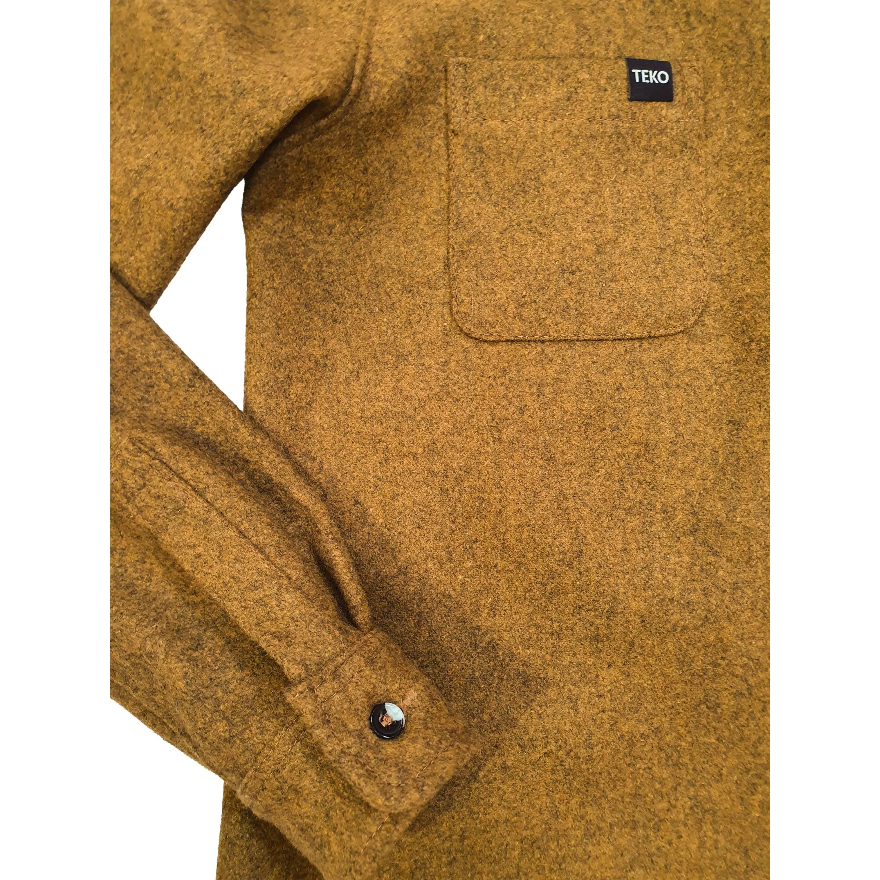 The OBAN eco MELTON Wool 2.0 Women's Shirt - Pinewood