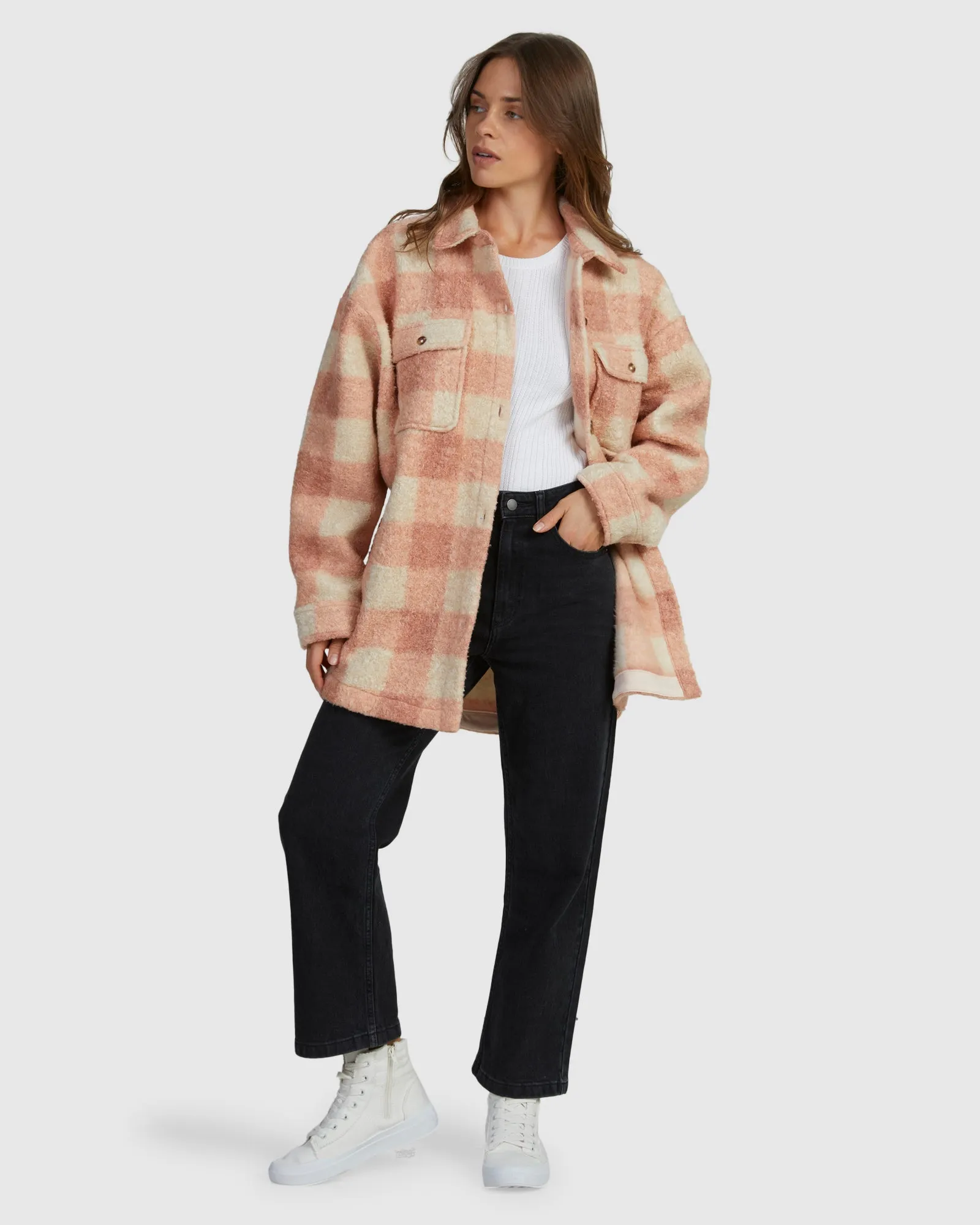 Womens Over And Above Polar Fleece Top