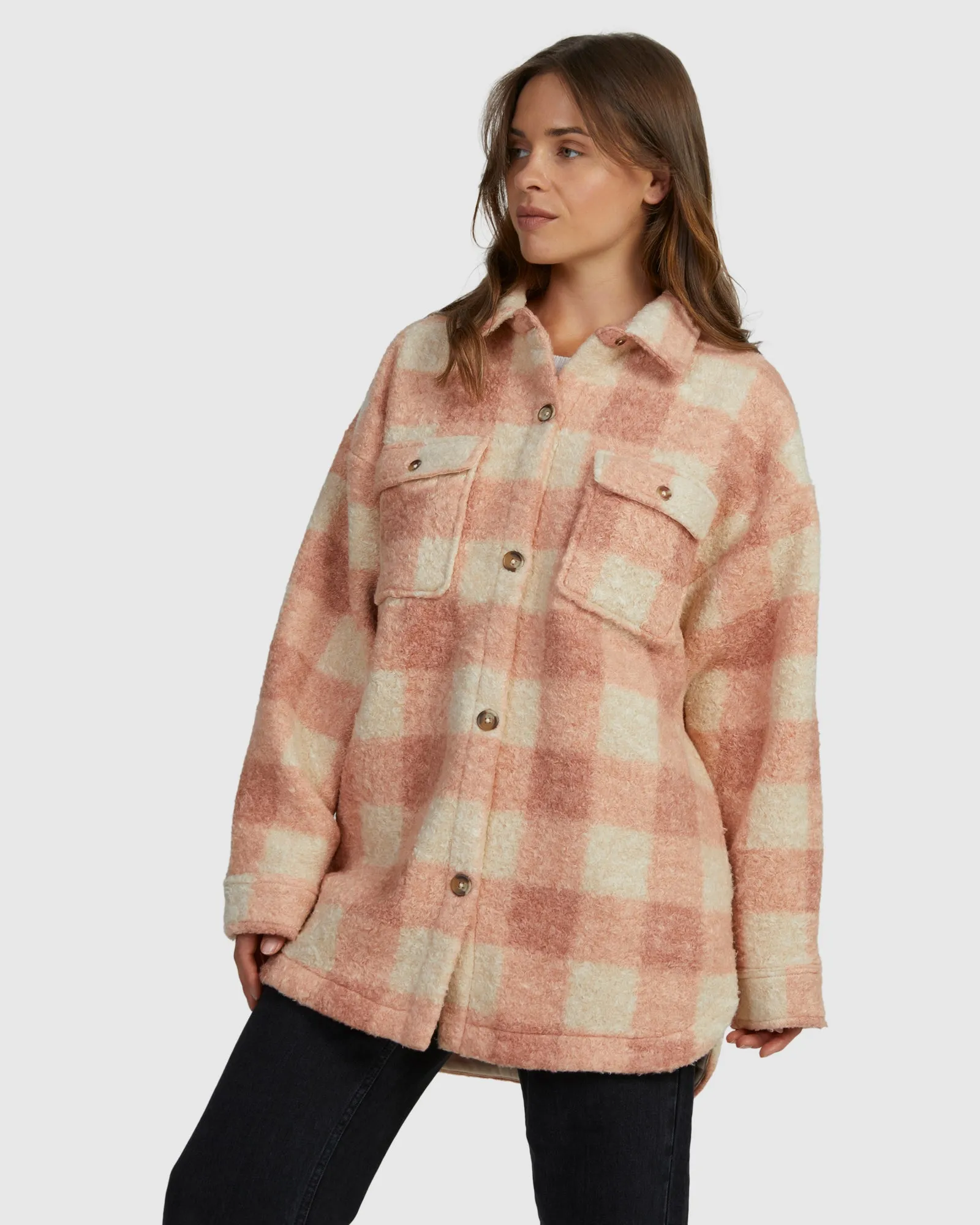 Womens Over And Above Polar Fleece Top