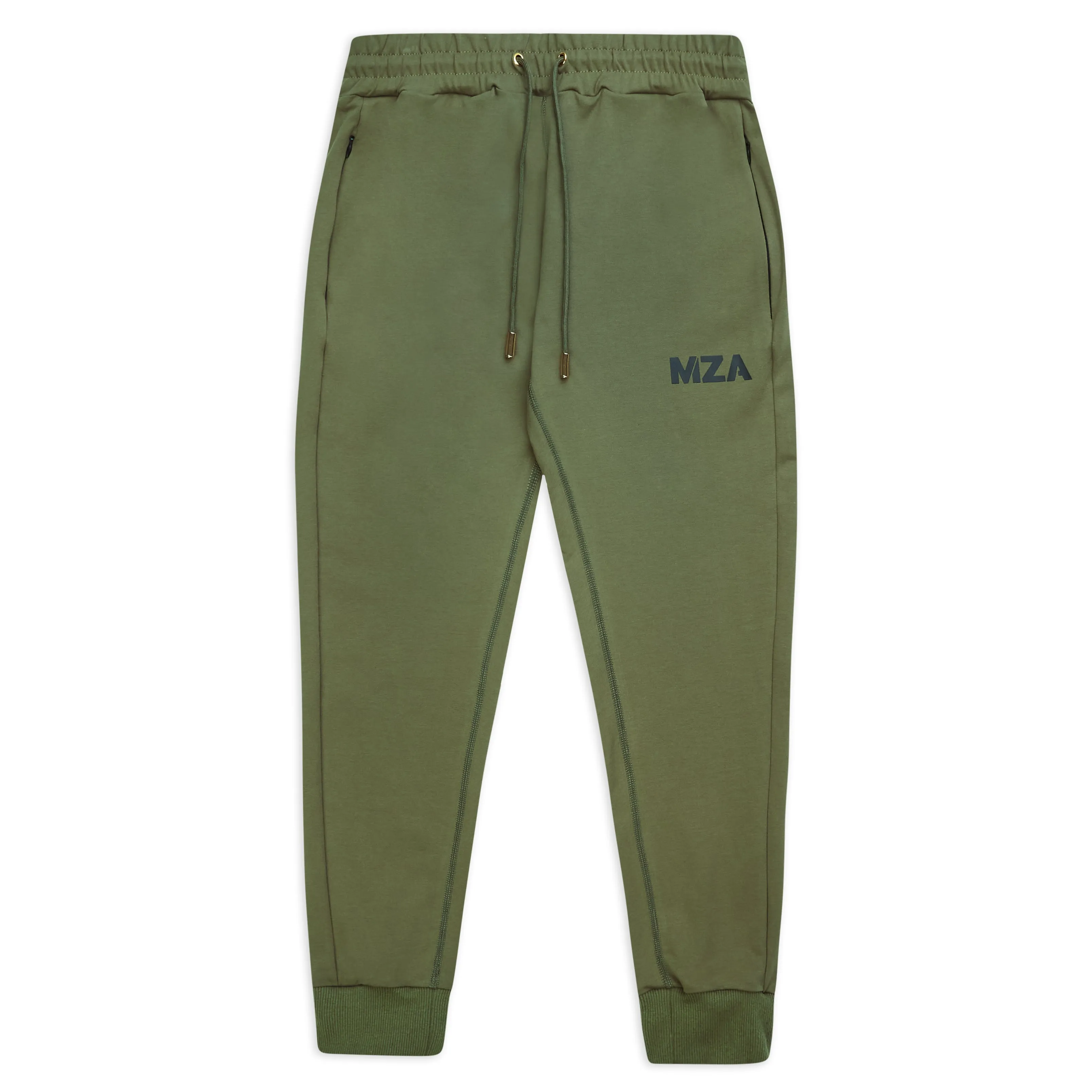 X FITTED WORKOUT JOGGERS  - KHAKI